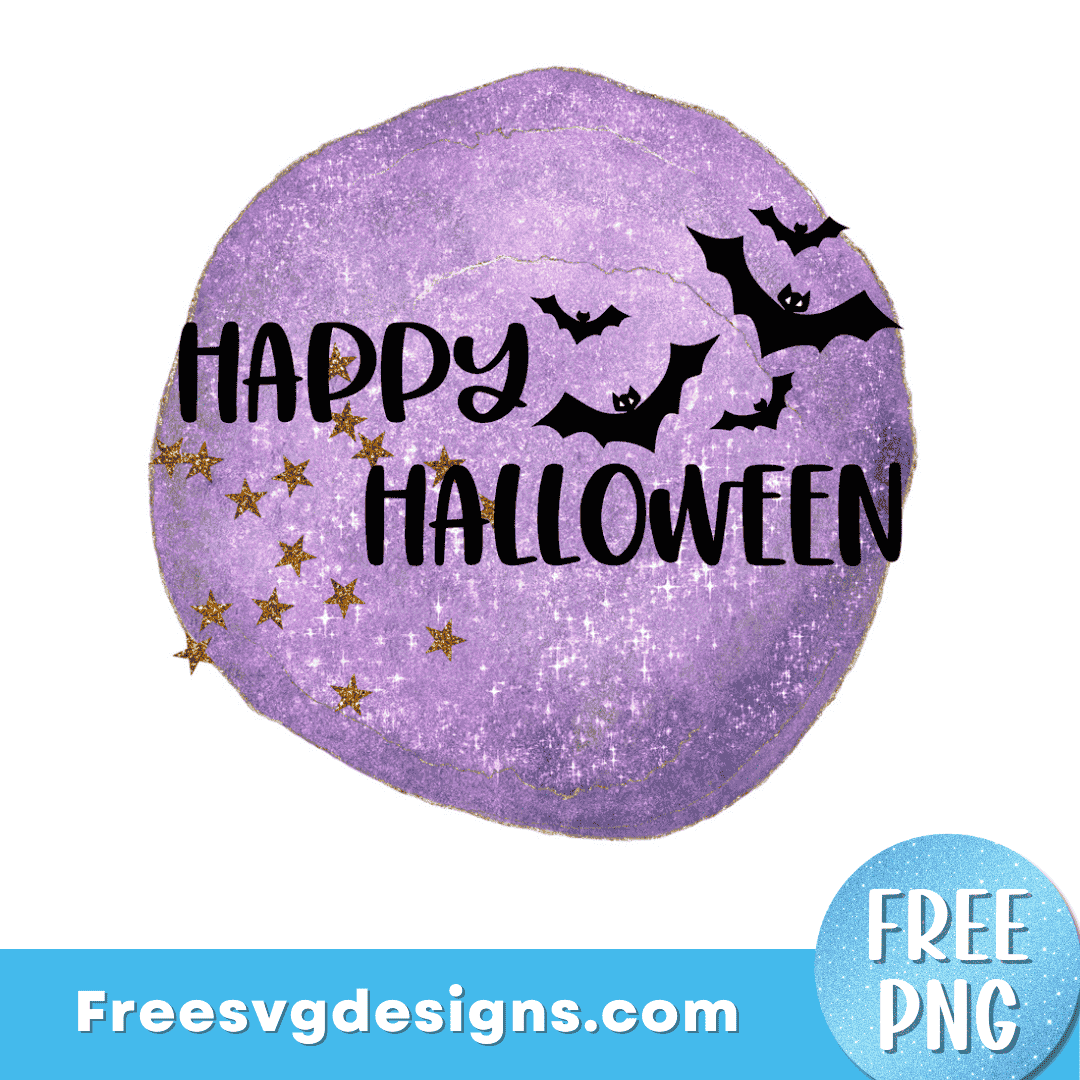 Happy Halloween PNG Free Sublimation Design – Free PNG Download 3437