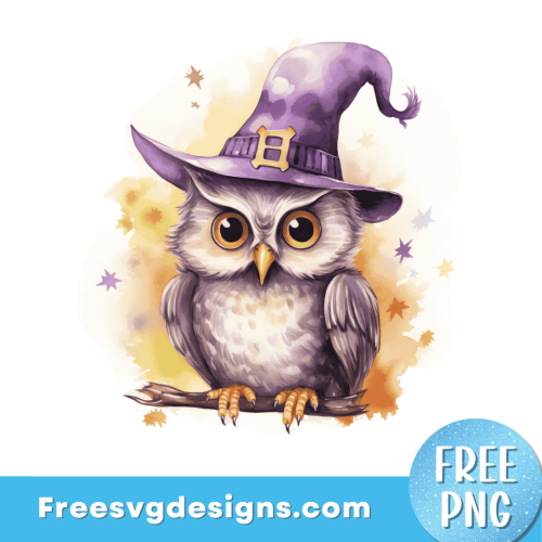 Owl Halloween PNG Free Sublimation Designs