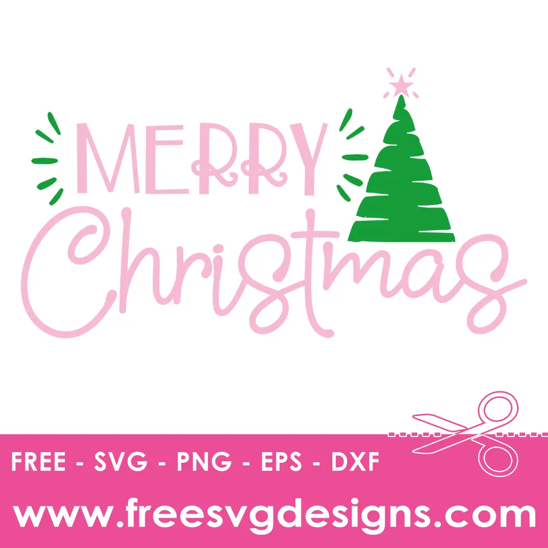 Merry Christmas Free SVG Files 1132