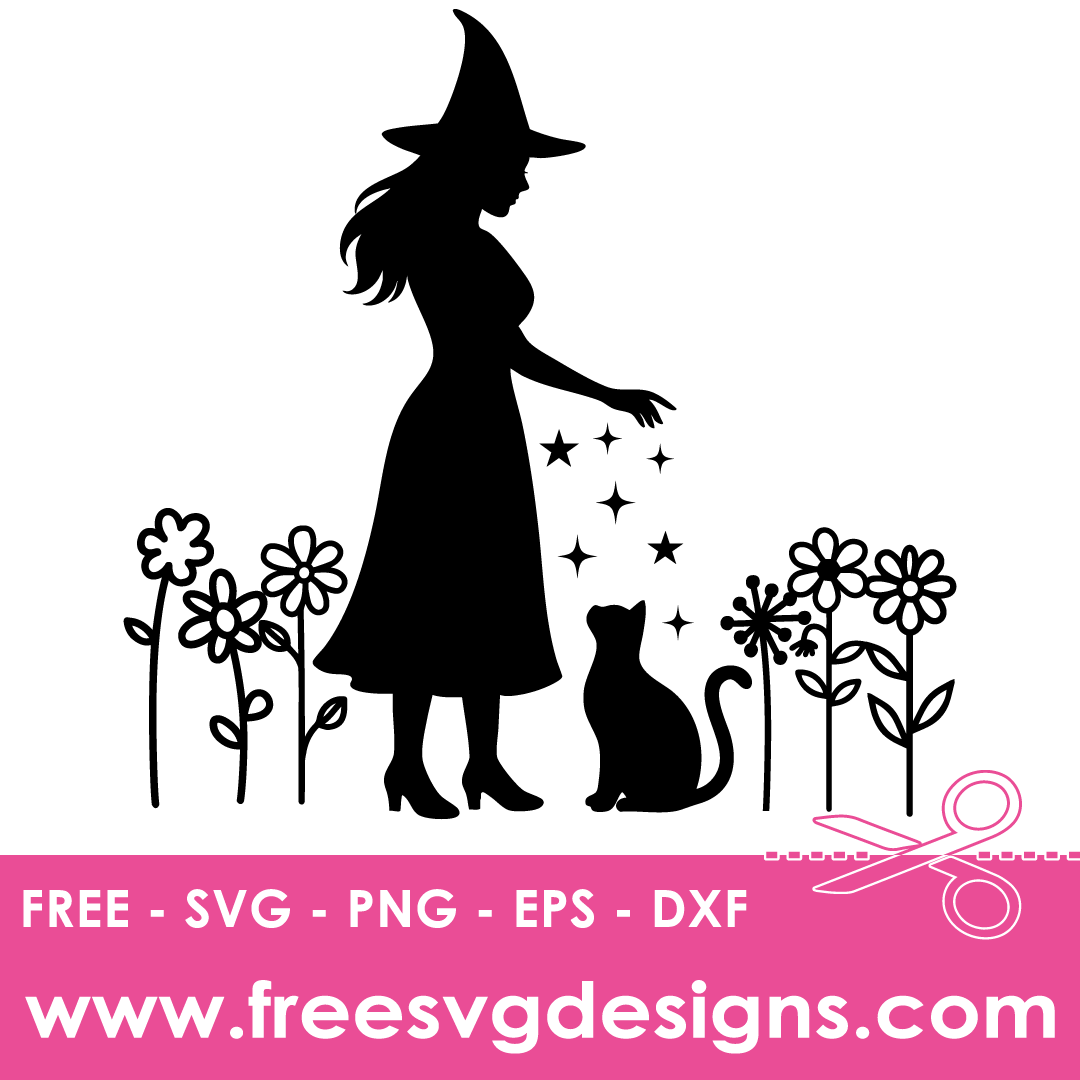 Witch SVG | Halloween SVG | Free SVG Download 3467