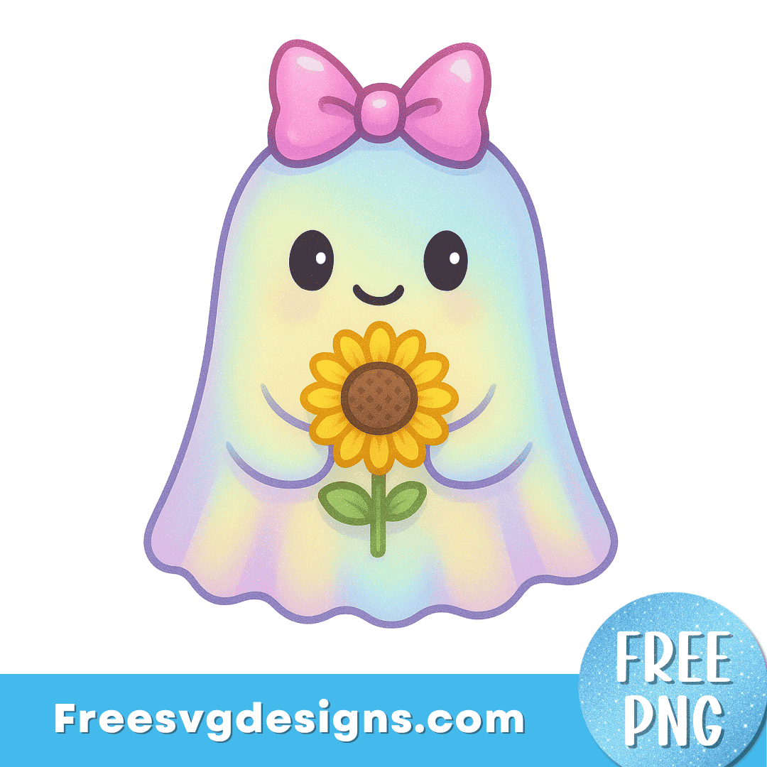 Cute Ghost PNG | Halloween PNG | Free PNG Download 3471