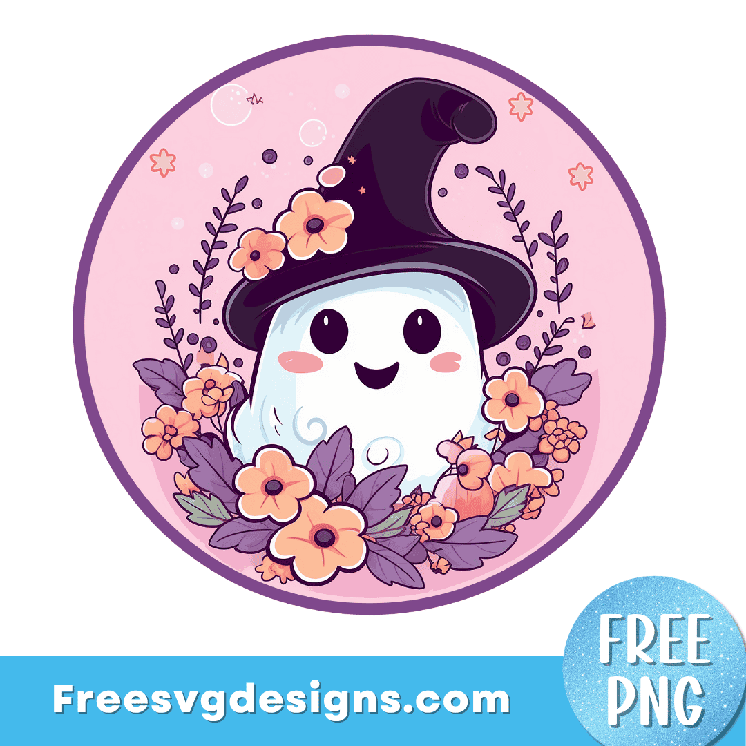 Cute Ghost PNG | Halloween PNG | Free PNG Download 3481