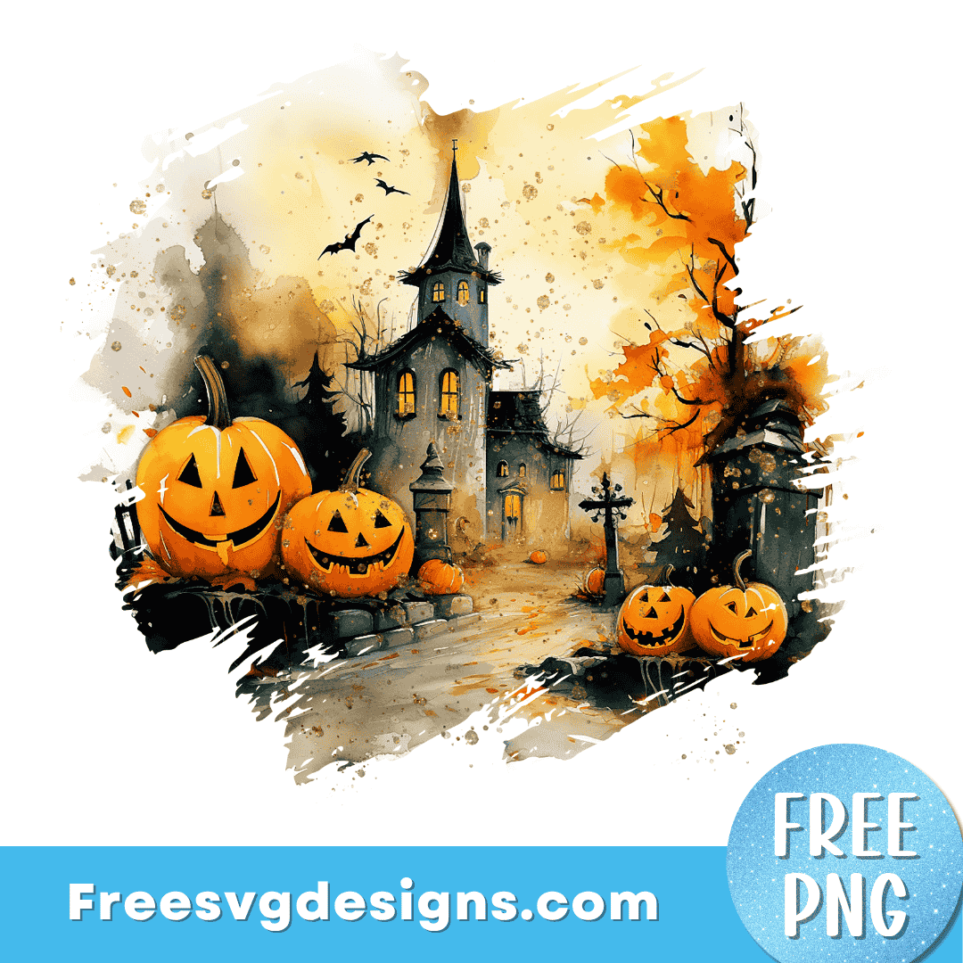 Halloween PNG Free Sublimation Design – Free PNG Download 3485