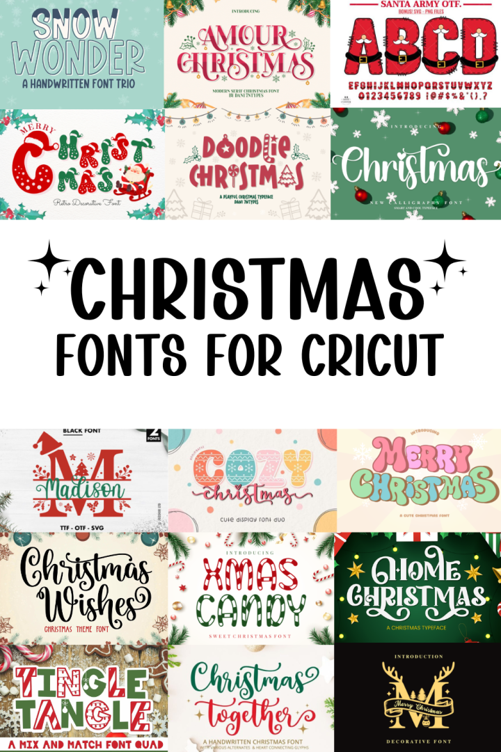 Free Christmas Fonts for Cricut