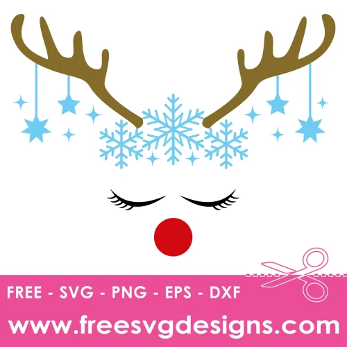 Reindeer SVG Free Christmas SVG Files