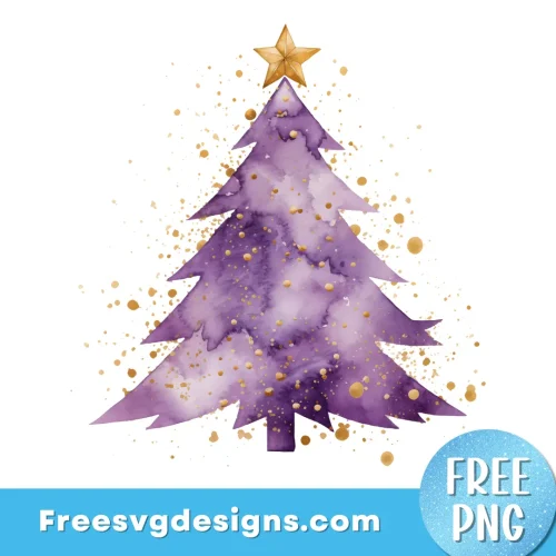 Christmas Tree PNG Free Sublimation Design